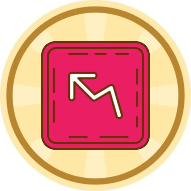 Bozuk para simgesinin vektör illüstrasyonu