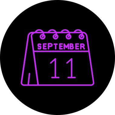 Takvim simgesinin vektör illüstrasyonu