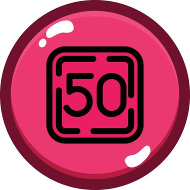 Tek modern simge topunun vektör illüstrasyonu