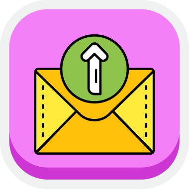 Harf simgesi olan zarf