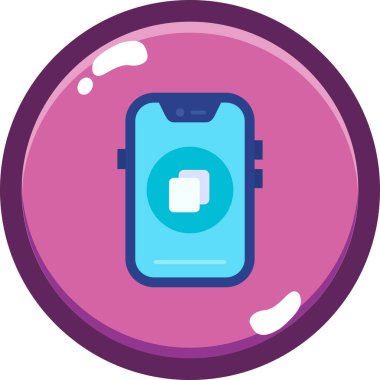 cep telefonu simgesi vektör çizimi grafik tasarımı