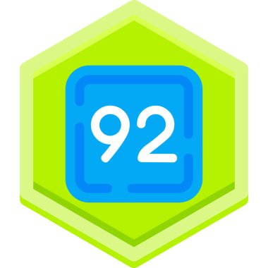 27 saat işareti. vektör.