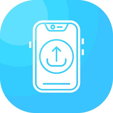 - Telefon. Basit ağ simgesi