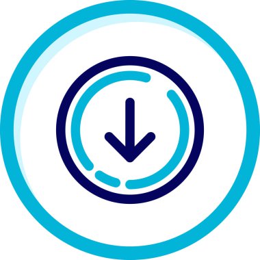 ok simgesinin vektör illüstrasyonu