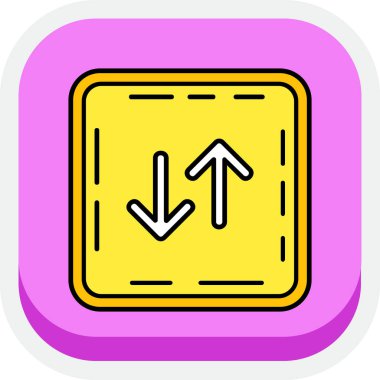 vektör illüstrasyonu, ok simgesi