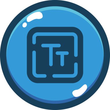 Para sikkesi simgesi doldurulmuş ana hatlar biçiminde