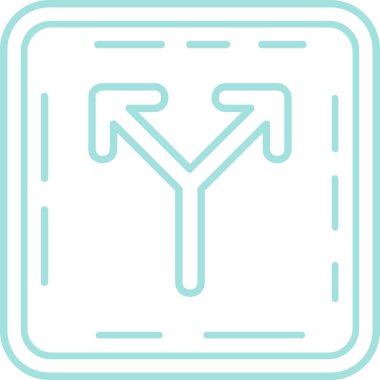 yön ikonu vektör illüstrasyonu