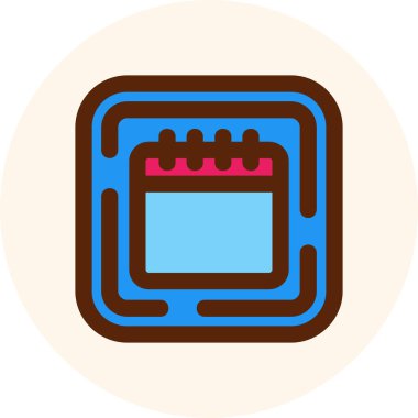 Kek. Web simgesi vektör illüstrasyonu