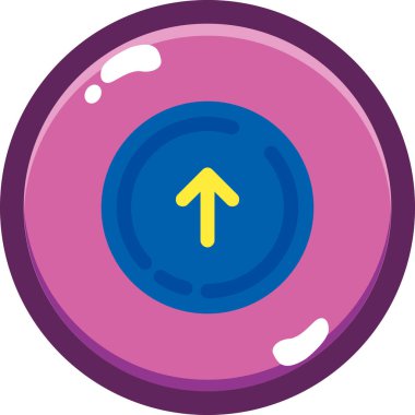 Bir düğmenin vektör illüstrasyonuName