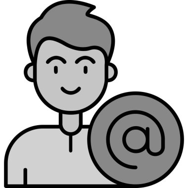 e- posta pazarlama simgesi, vektör illüstrasyonu