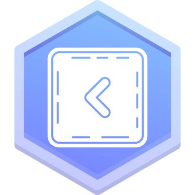 Mavi kalp simgesinin vektör illüstrasyonu