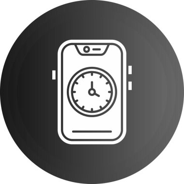 akıllı saat vektör simgesi