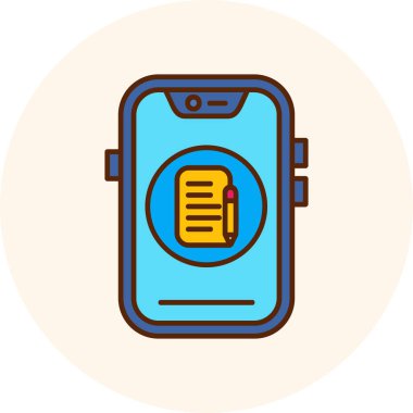 cep telefonu ikonu vektör illüstrasyonu