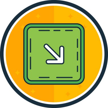 Ok. Web simgesi basit tasarım