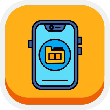 cep telefonu vektör simgesi