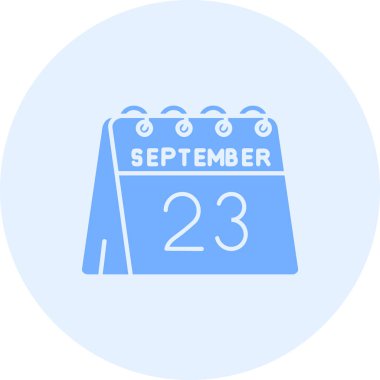 Bir takvim ve tarih ile illüstrasyon