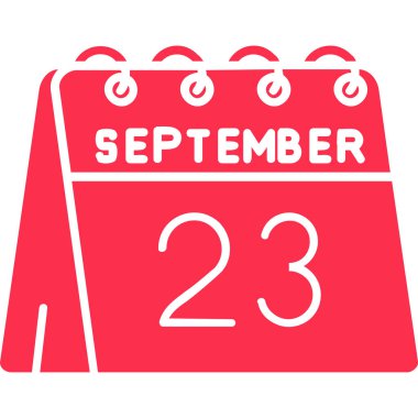 Takvim simgesi tasarımı, vektör illüstrasyonu