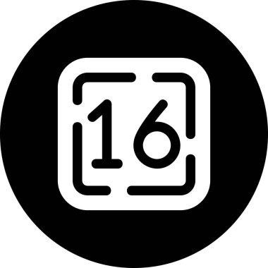 Modern bir simgenin vektör illüstrasyonu