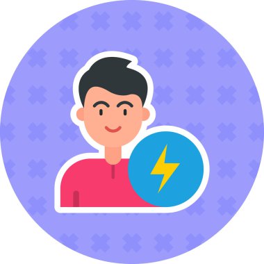 Man power vektör illüstrasyonu