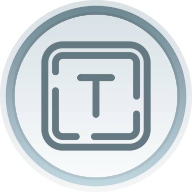 Kabartma biçiminde eşsiz para birimi simgesi