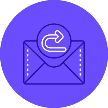 Kolayca düzenleyebilen ya da düzenleyebilen posta vektör simgesi