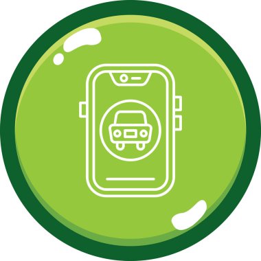 akıllı telefon simgesi vektör illüstrasyonu