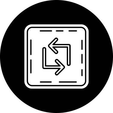 ok simgesi vektör illüstrasyonu