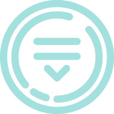 Bir simgenin vektör illüstrasyonu