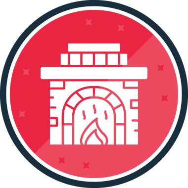 Bina. Web simgesi basit illüstrasyon