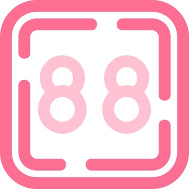 Takvim simgesinin vektör illüstrasyonu