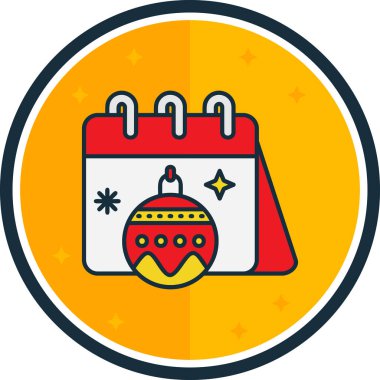 Yılbaşı ağacı düz ikonu, uzun gölgesi, 10 Pound