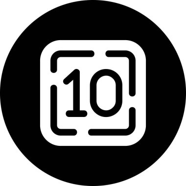 Siyah ve beyaz simgesinin vektör illüstrasyonu