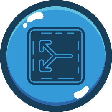 Seo simgesinin vektör illüstrasyonu,