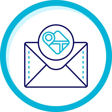 E- posta simgesi vektör illüstrasyonu