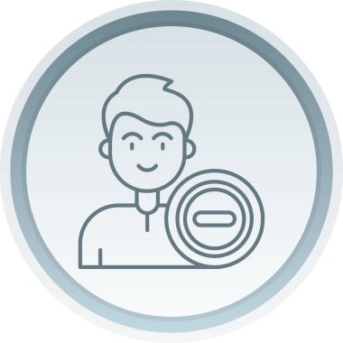 Büyüteci olan bir adamın vektör çizimi.