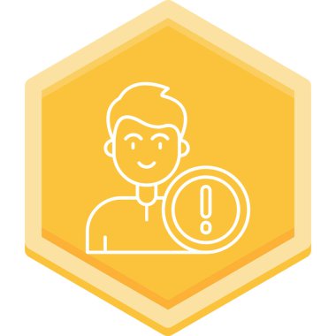 kullanıcı. Web simgesi basit illüstrasyon