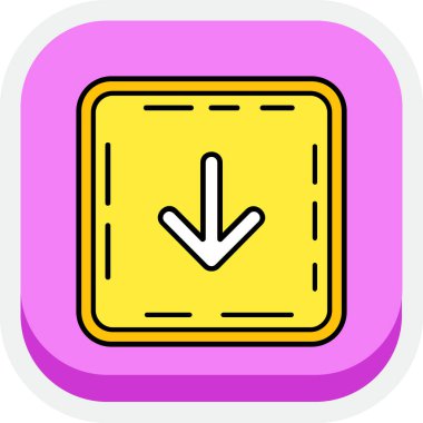 Kişisel ve ticari kullanım için ok vektörü simgesi simgesi vektör çizimi..