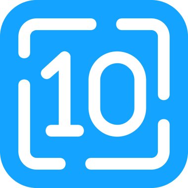 1 numaralı simge sembolü tasarımı, vektör illüstrasyon grafiği.