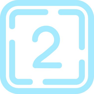 iki numaralı simge işaret tasarımı