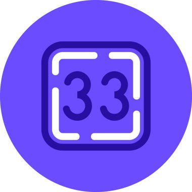 Saat. Web simgesi basit illüstrasyon