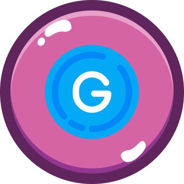 oyun simgesi, vektör illüstrasyonu