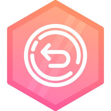 Modern bir simgenin vektör illüstrasyonu