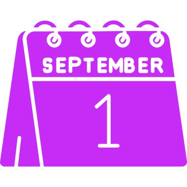 Takvim simgesi tasarımı, vektör illüstrasyonu