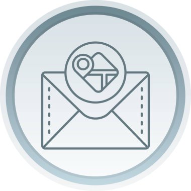 e-posta mektup simgesi ana hat biçiminde