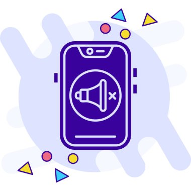 cep telefonu simgesi, vektör illüstrasyon tasarımı
