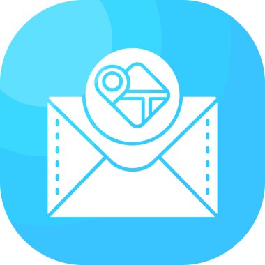 e- posta simgesi, vektör illüstrasyonu