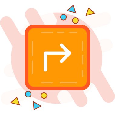 Projeniz için sol yön ok simgesi