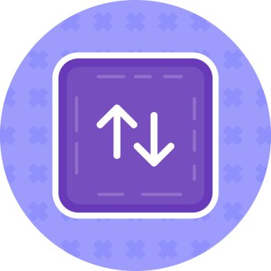 Ok. Web simgesi basit illüstrasyon