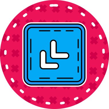 Modern simgenin vektör illüstrasyonu