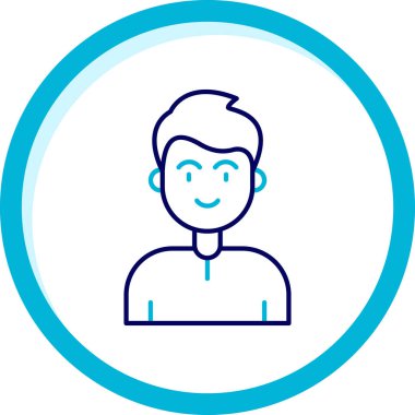 İnsan simgesinin vektör illüstrasyonu